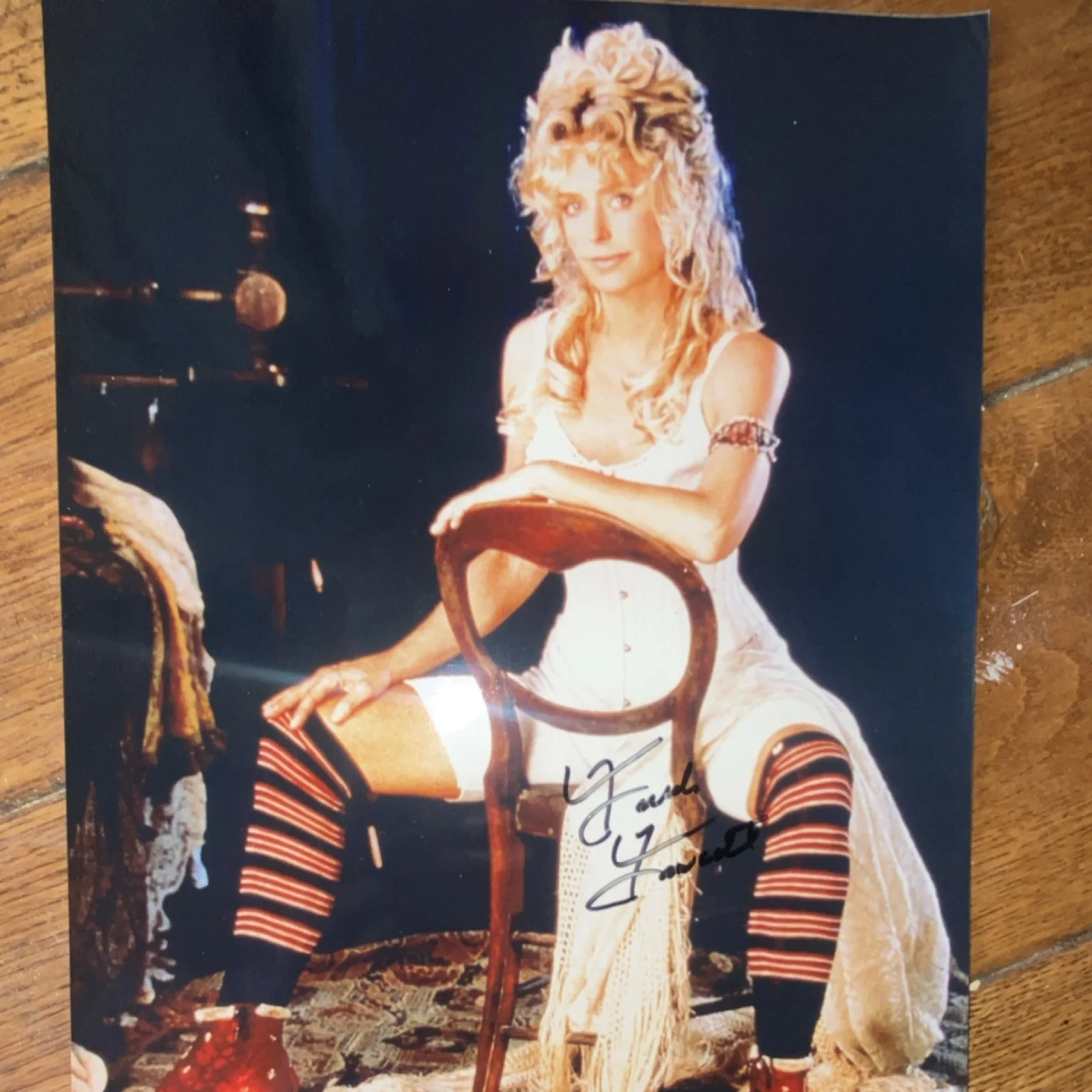 Farrah Fawcett Sharpie Signed Autographed Portrait 8 X 10, image 2