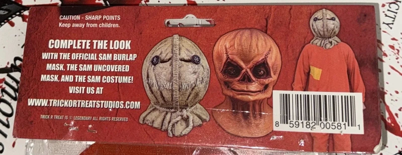 Quinn Lord — Trick ‘r Treat Quinn Lord Autographed Replica Lollipop Sam Photo Proof COA, изображение 5