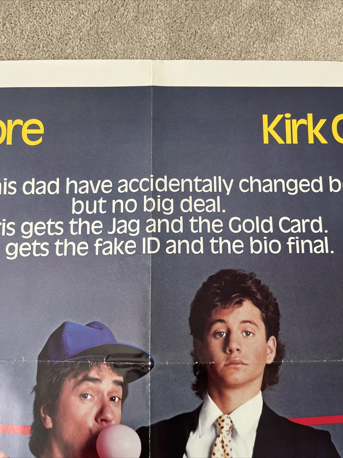 Like Father Like Son (1987) Original US One Sheet Movie Poster, image 3