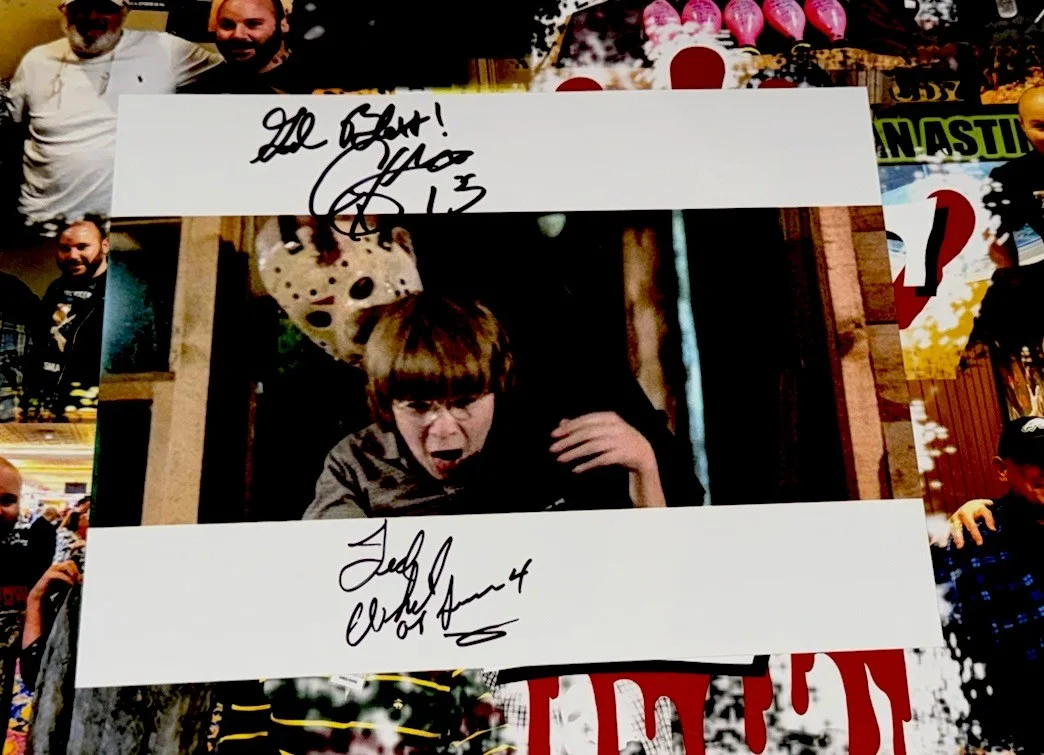 Corey Feldman — Friday The 13th Corey Feldman Ted White Dual Signed Photo W/COA Jason Voorhees, изображение 3