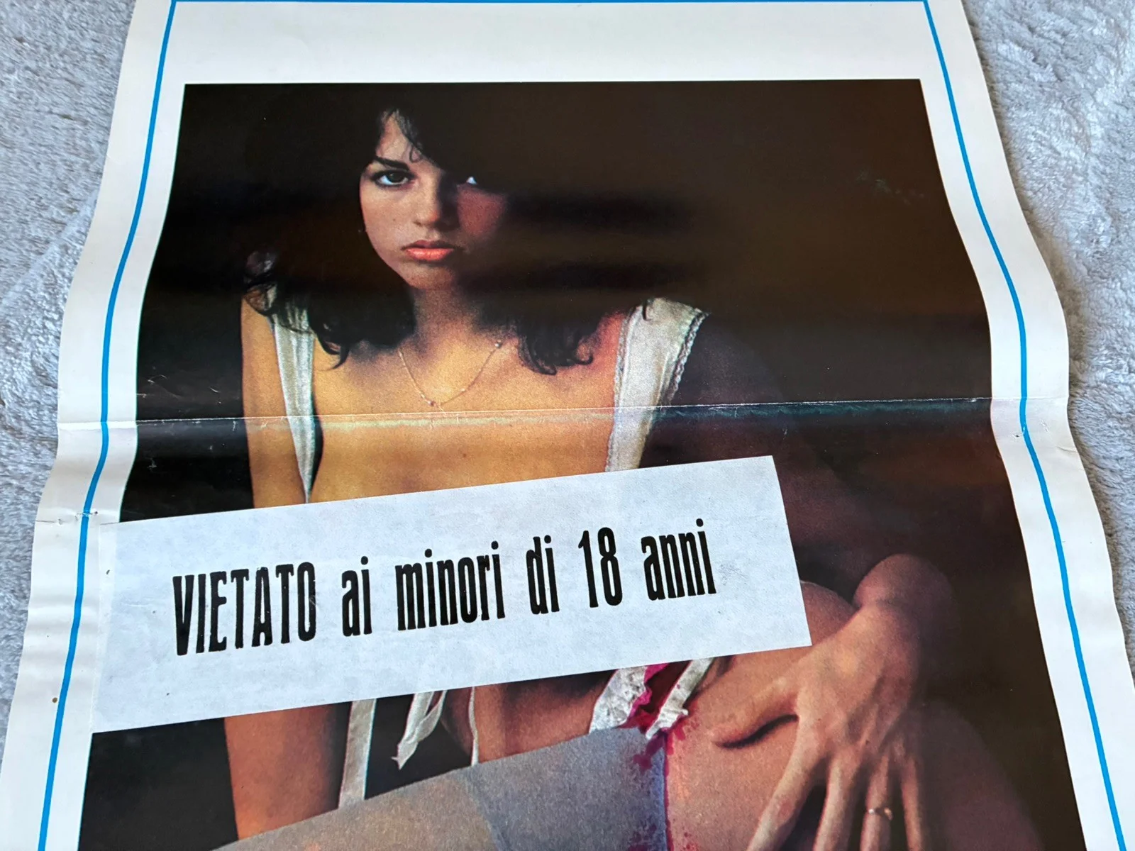 Original Vintage Italian Film Poster -DISTURBING EXPERIENCES OF A GIRL IN HEAT, изображение 2