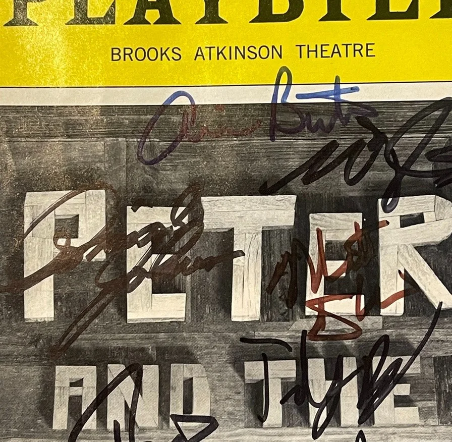 Cast — "Peter & the Star Catcher" Original Broadway Cast Signed Playbill w/ticket stub, image 2