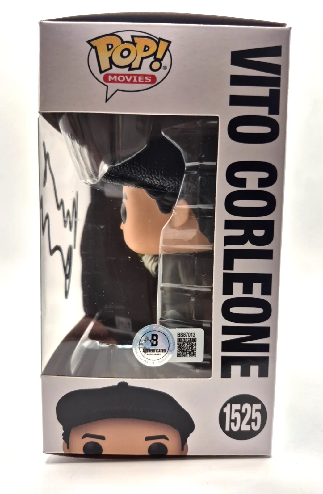 ROBERT DE NIRO — ROBERT DE NIRO SIGNED AUTOGRAPHED VITO CORLEONE THE GODFATHER FUNKO POP BAS COA, изображение 3