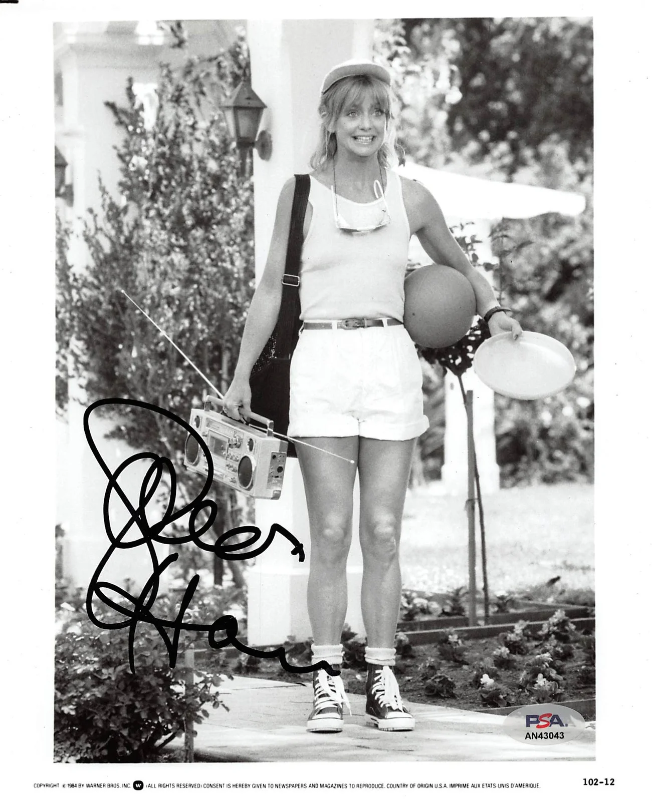 Goldie Hawn — Goldie Hawn Overboard Authentic Signed 8x10 Photo Autographed PSA/DNA #AN43043