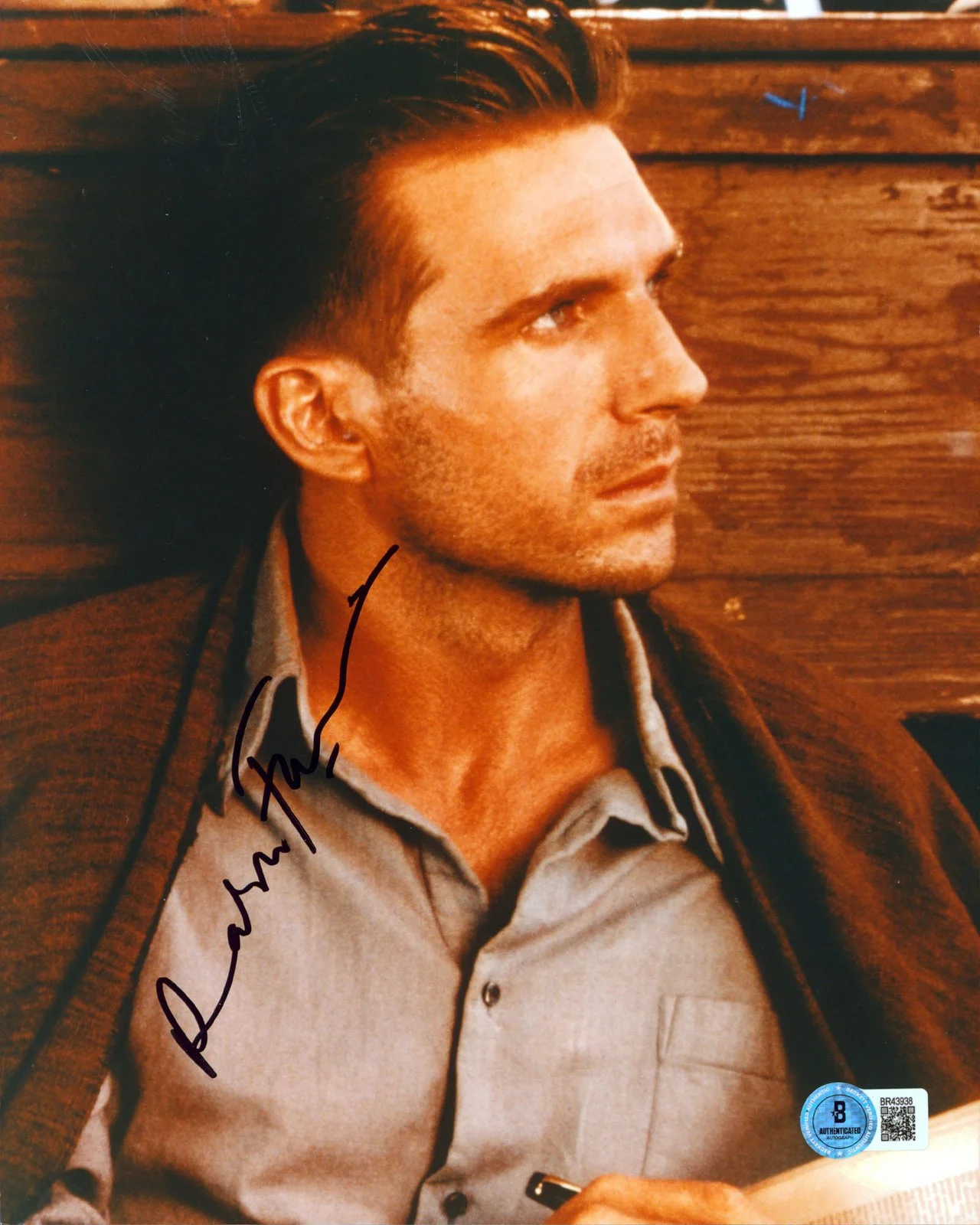 Ralph Fiennes — Ralph Fiennes The English Patient Authentic Signed 8x10 Photo BAS #BR43938