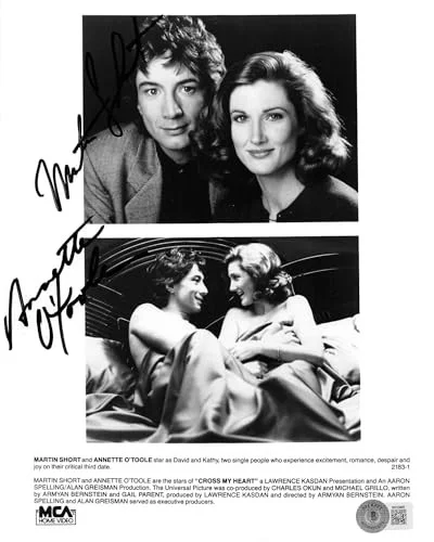Martin Short, Annette O'Toole — Martin Short & Annette O'Toole Cross My Heart Signed 8x10 Photo BAS #BK03965, изображение 2