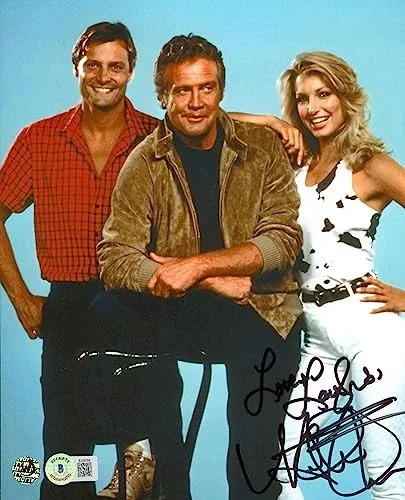 Heather Thomas — Heather Thomas The Fall Guy "Love & Laughs" Signed 8x10 Photo BAS #BJ08764, image 3