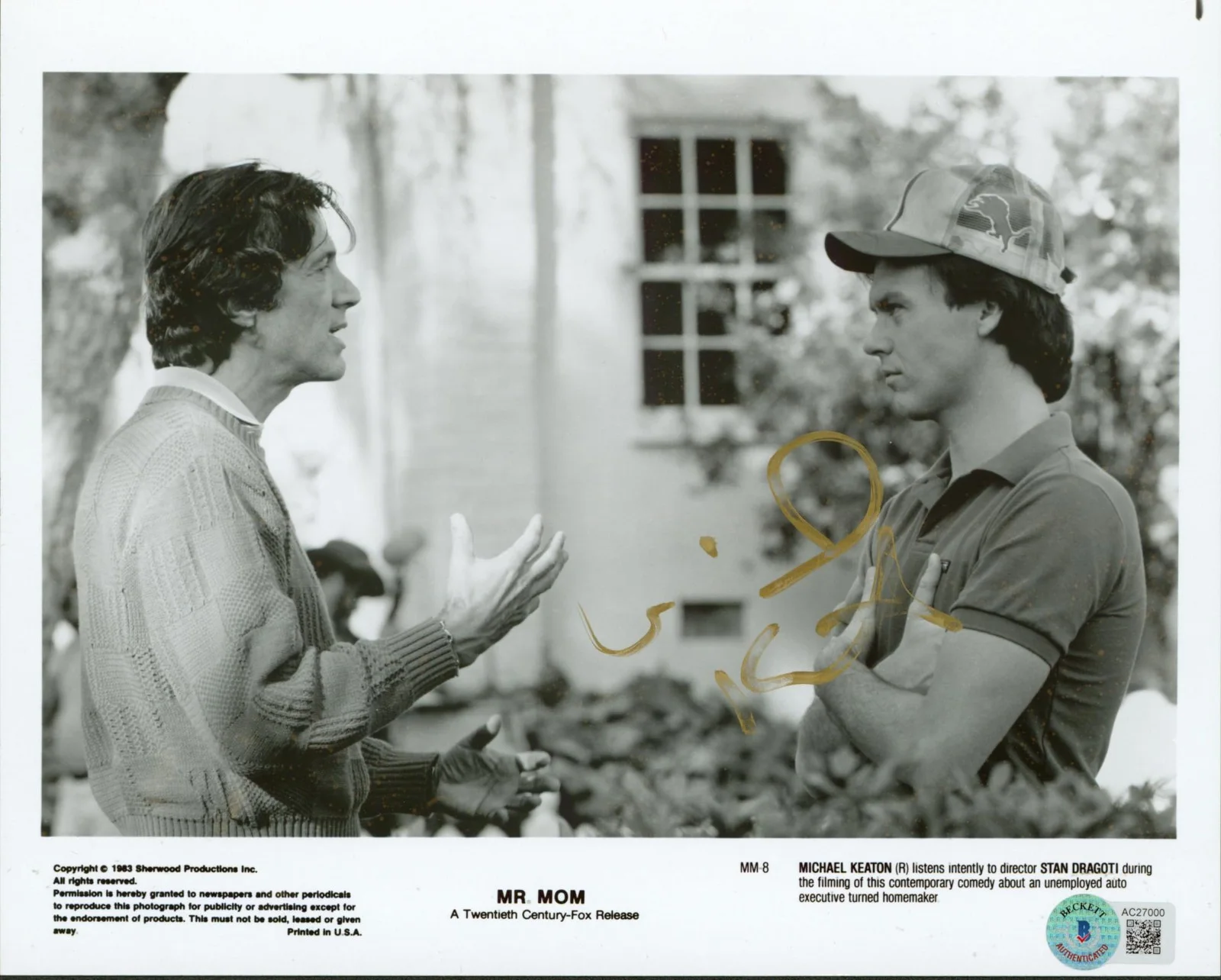 Michael Keaton — Michael Keaton Mr. Mom Authentic Signed 8x10 Photo Autographed BAS LOA #AC27000, изображение 4