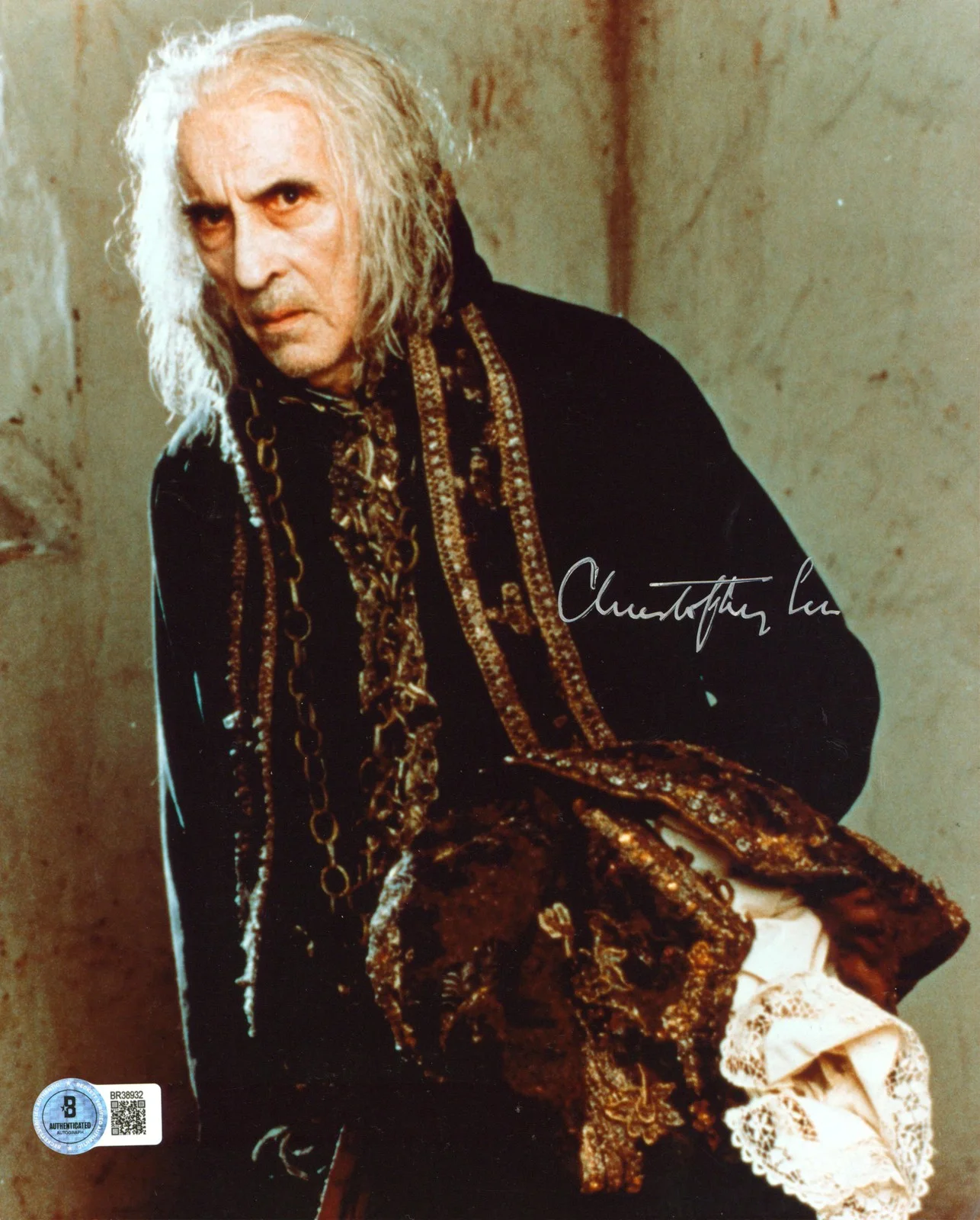 Christopher Lee — Christopher Lee Gormenghast Authentic Signed 8x10 Photo Autographed BAS #BR38932