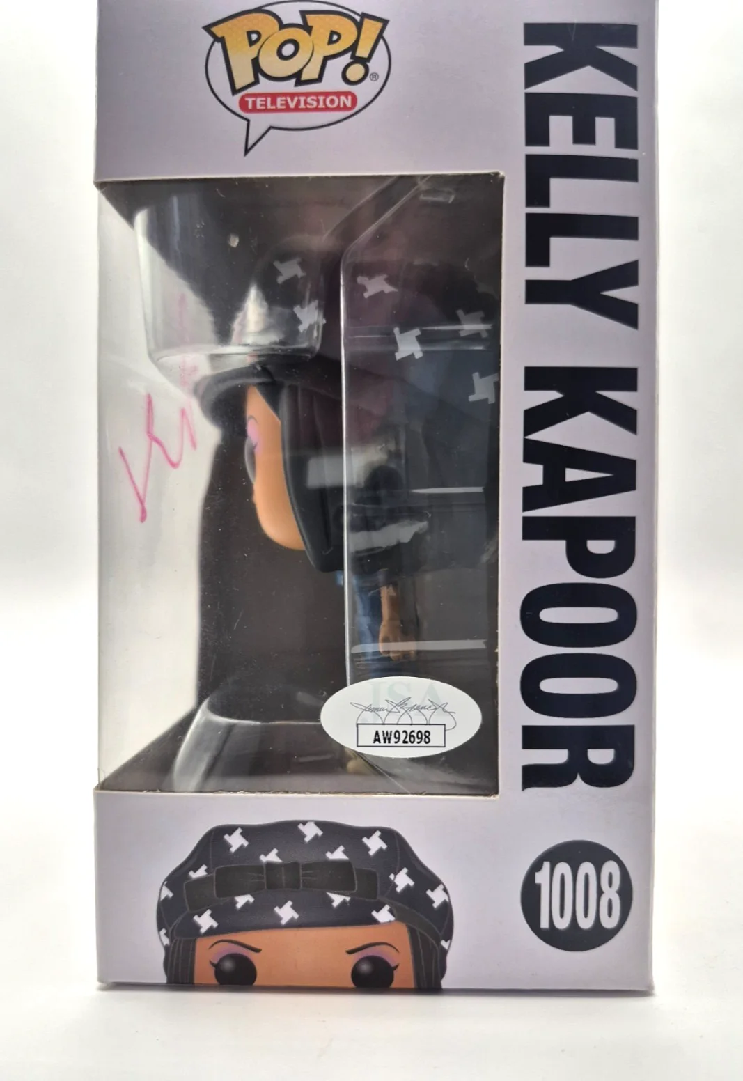 Mindy Kaling — MINDY KALING SIGNED AUTOGRAPHED FUNKO POP KELLY KAPOOR THE OFFICE RARE JSA COA, image 3