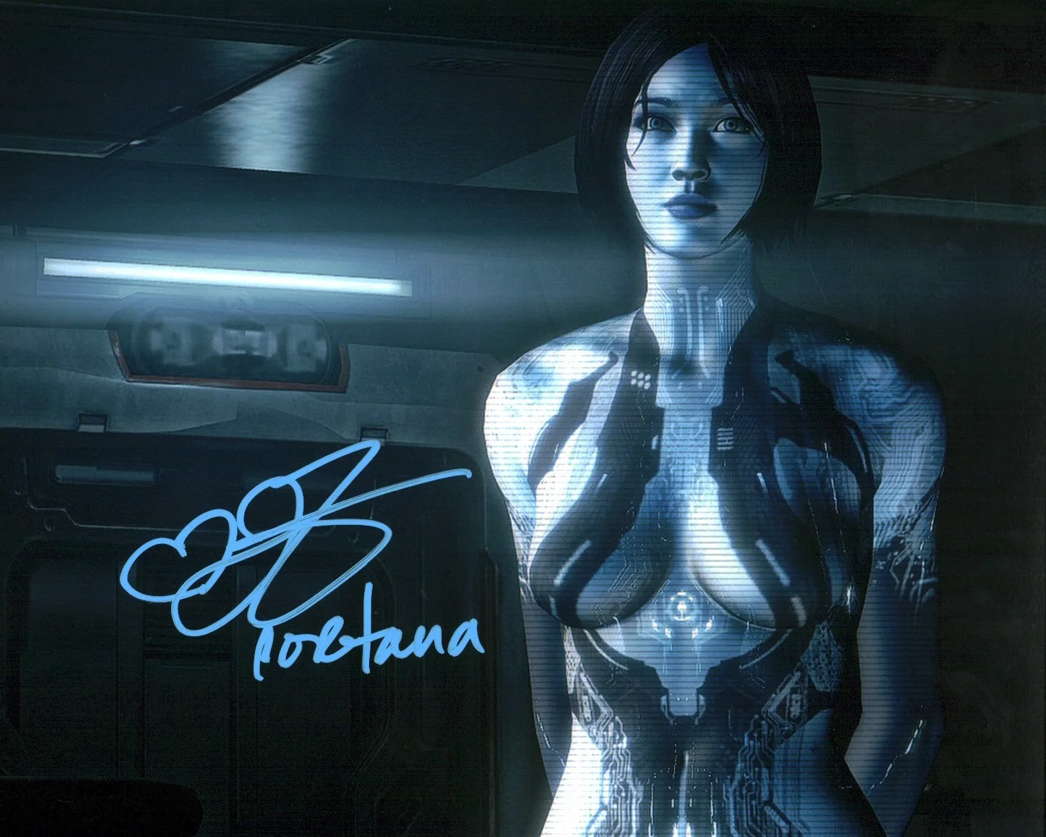 Jen Taylor — Jen Taylor Cortana Halo 8x10 Signed Photo JSA Certified Autograph