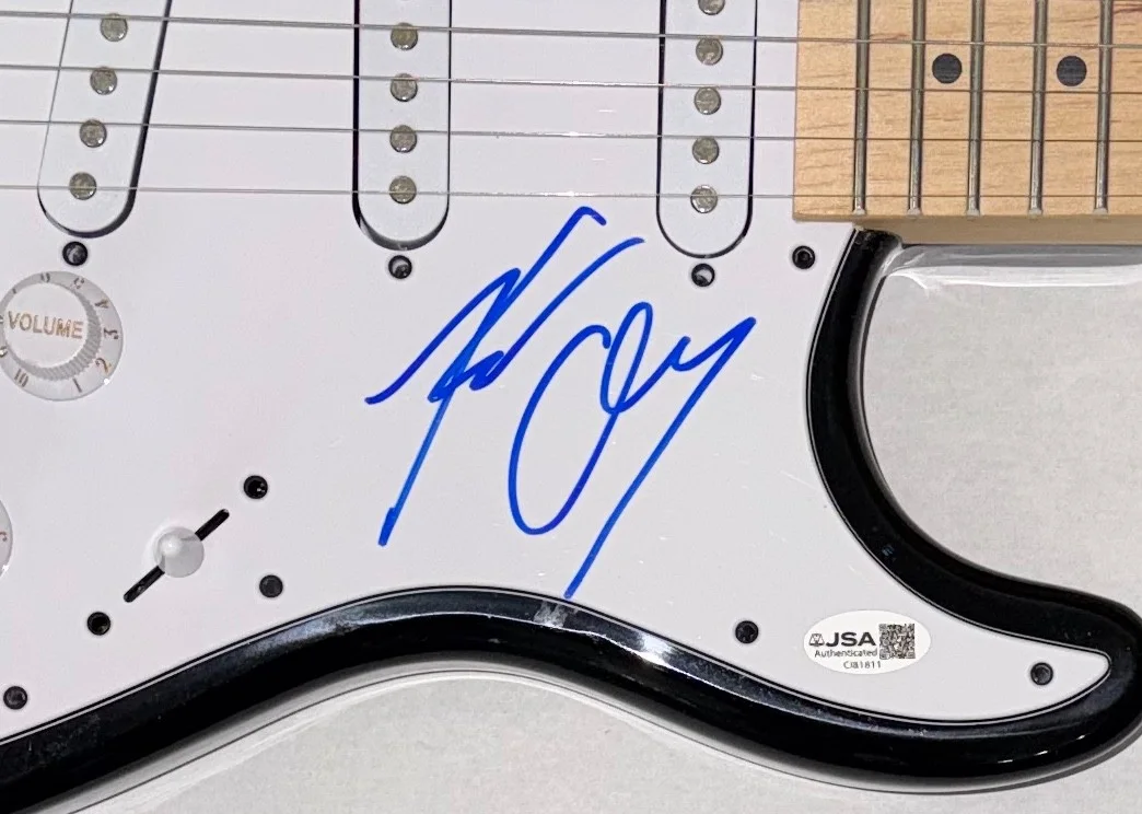 Kenny Chesney Signed Autograph Electric Guitar Country No Shoes Nation JSA COA, изображение 4