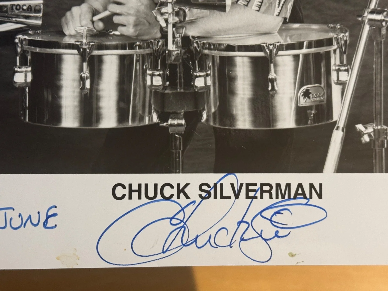 Signed CHUCK SILVERMAN 8"x10", image 2