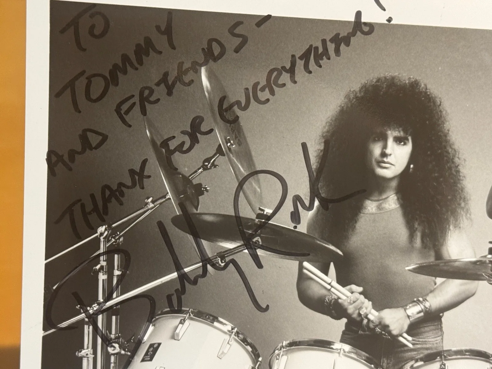 Signed BOBBY ROCK 8"x10" SONOR Promo, image 2