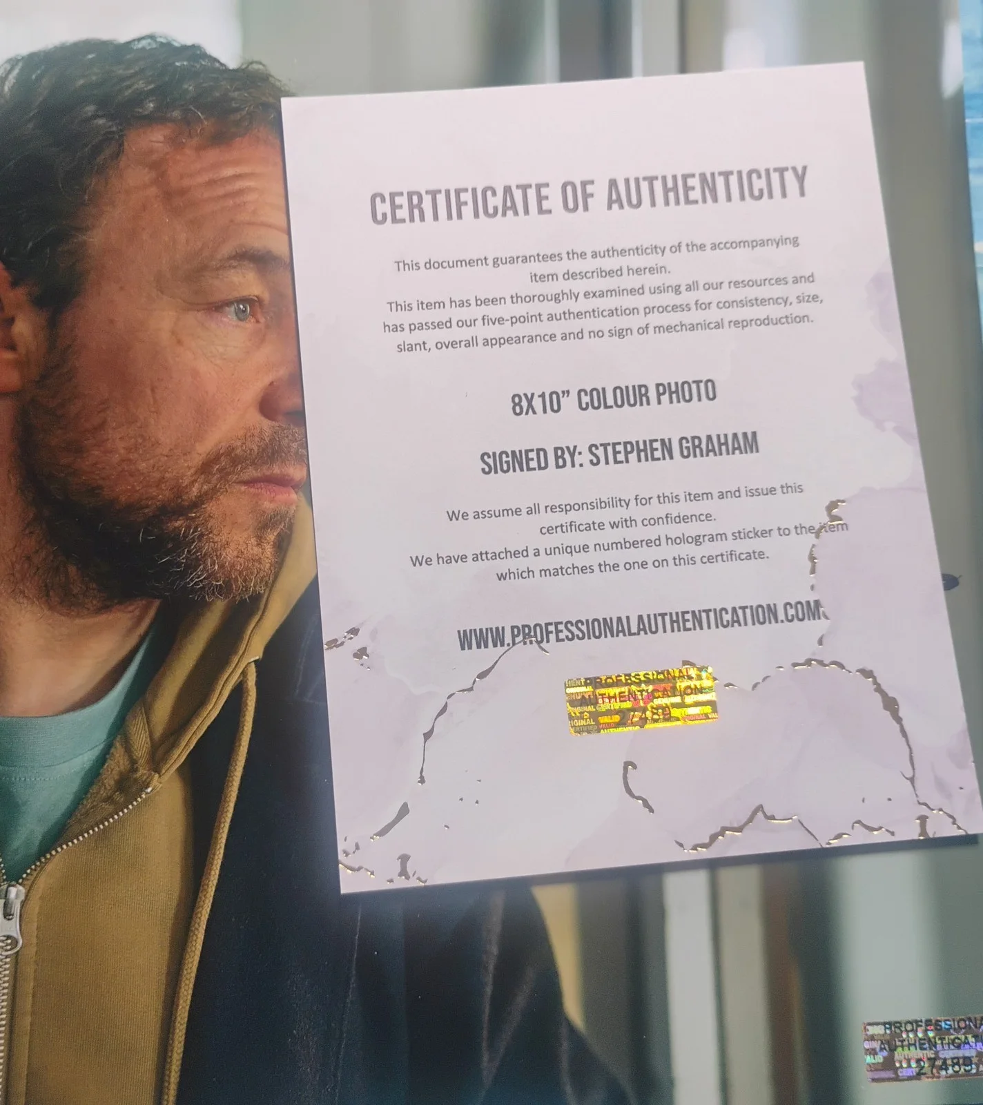 Stephen Graham Hand Signed 8x10 Photo COA - NO US TARIFFS, image 4