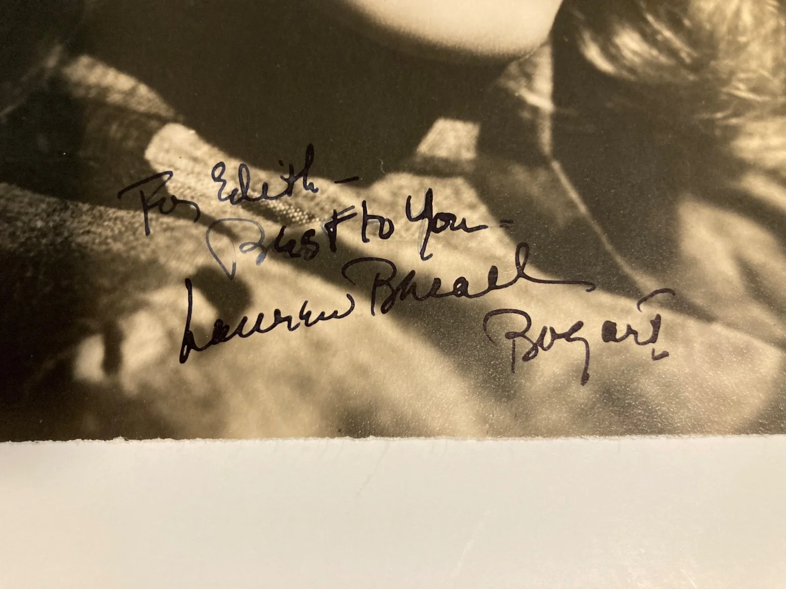 LAUREN BACALL BOGART — LAUREN BACALL BOGART signed vintage 7x9 photo "TO HAVE AND HAVE JSA#CM46149, изображение 2