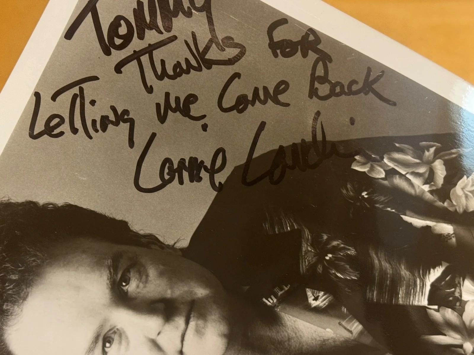 Signed LARRIE LONDIN 8"x10" DW Promo, image 2