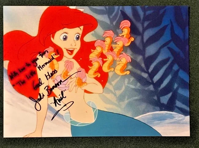 Jodi Benson — JODI BENSON Signed Autographed 8x12 DISNEY THE LITTLE MERMAID ARIEL Photo COA