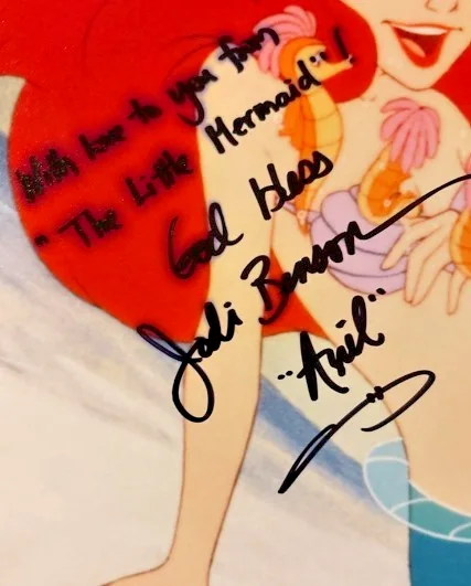 Jodi Benson — JODI BENSON Signed Autographed 8x12 DISNEY THE LITTLE MERMAID ARIEL Photo COA, изображение 2