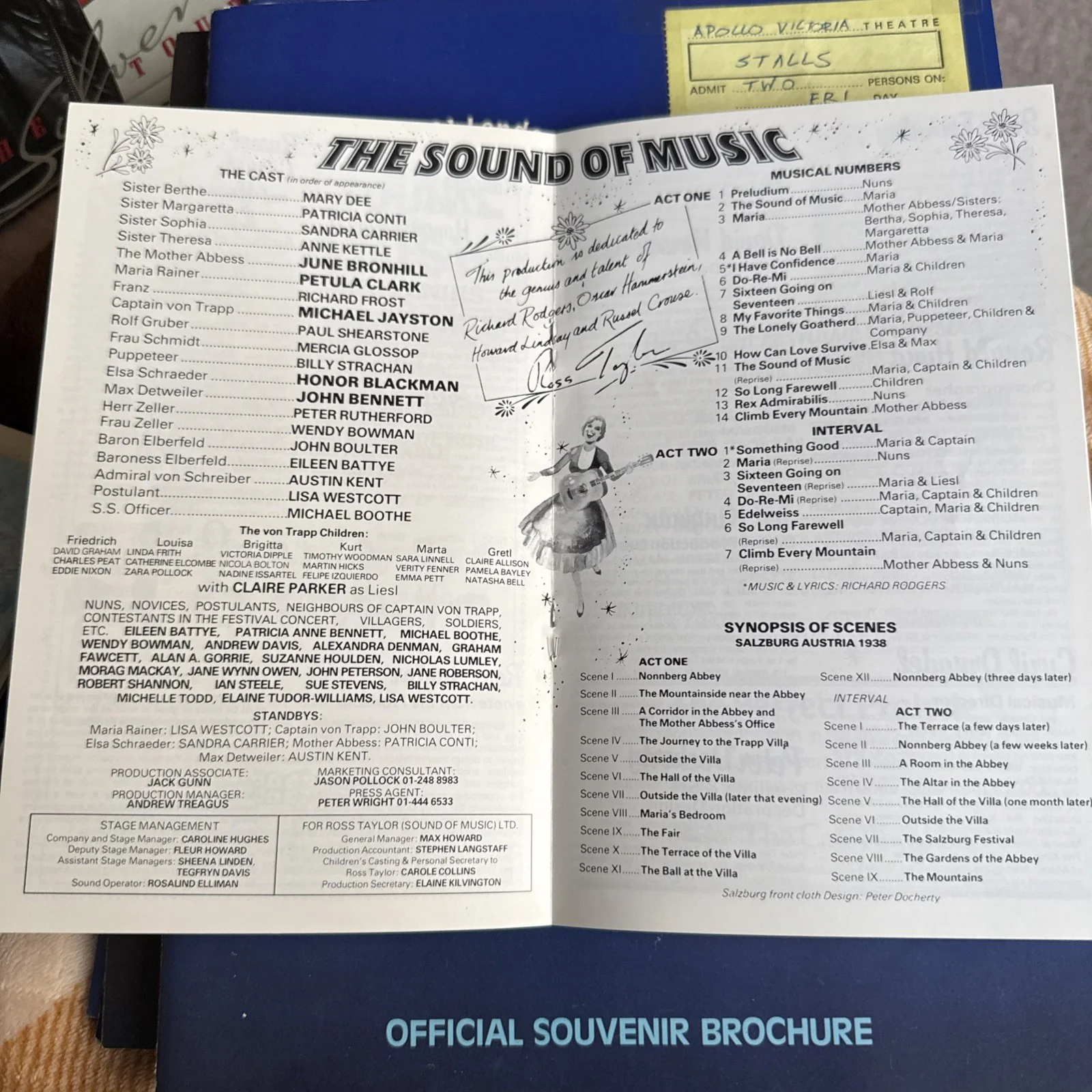 The Sound of Music Official Souvenir Brochure And Programme 1981, image 3