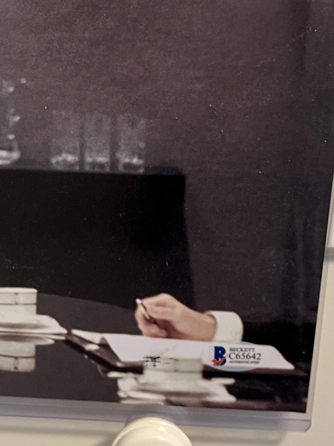 Willem Dafoe — Willem Dafoe Signed Spider-Man Normon Oscorp Photo EXACT Proof Beckett, image 3