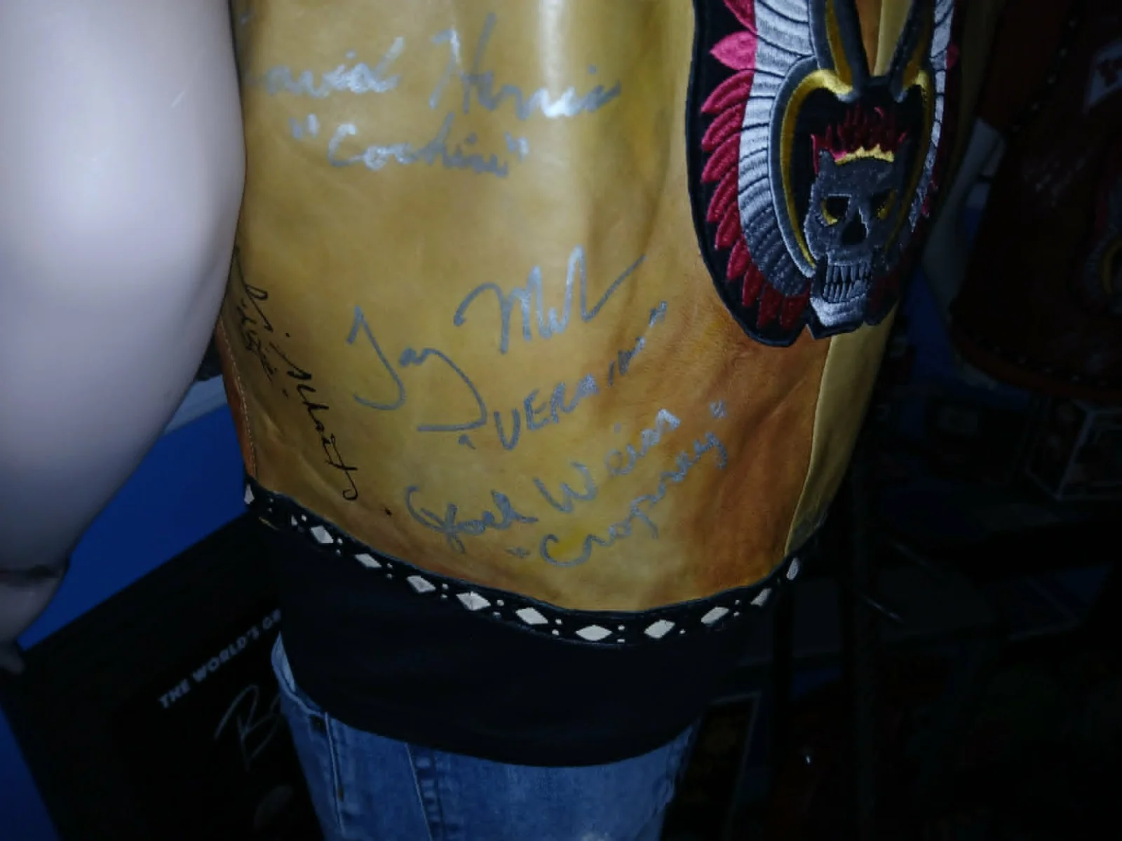 Warriors movie cast signed vest, image 2