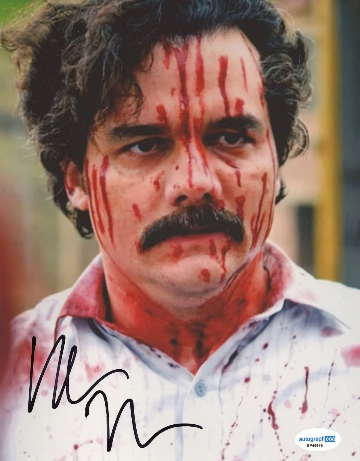 WAGNER MOURA — Wagner Moura signed "NARCOS" 8x10 Photo f AUTOGRAPHED Pablo Escobar ACOA COA, изображение 3