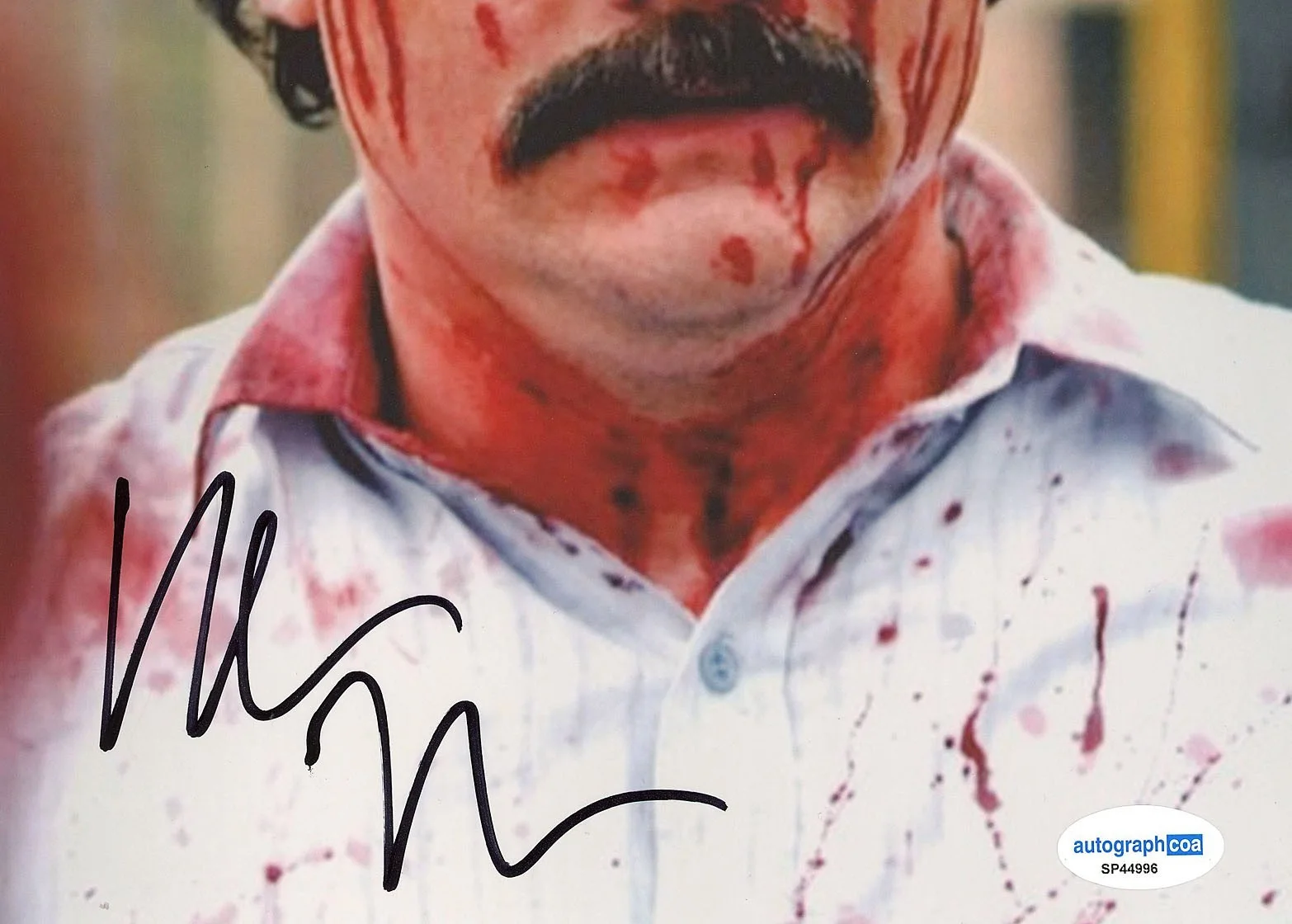 WAGNER MOURA — Wagner Moura signed "NARCOS" 8x10 Photo f AUTOGRAPHED Pablo Escobar ACOA COA, изображение 4