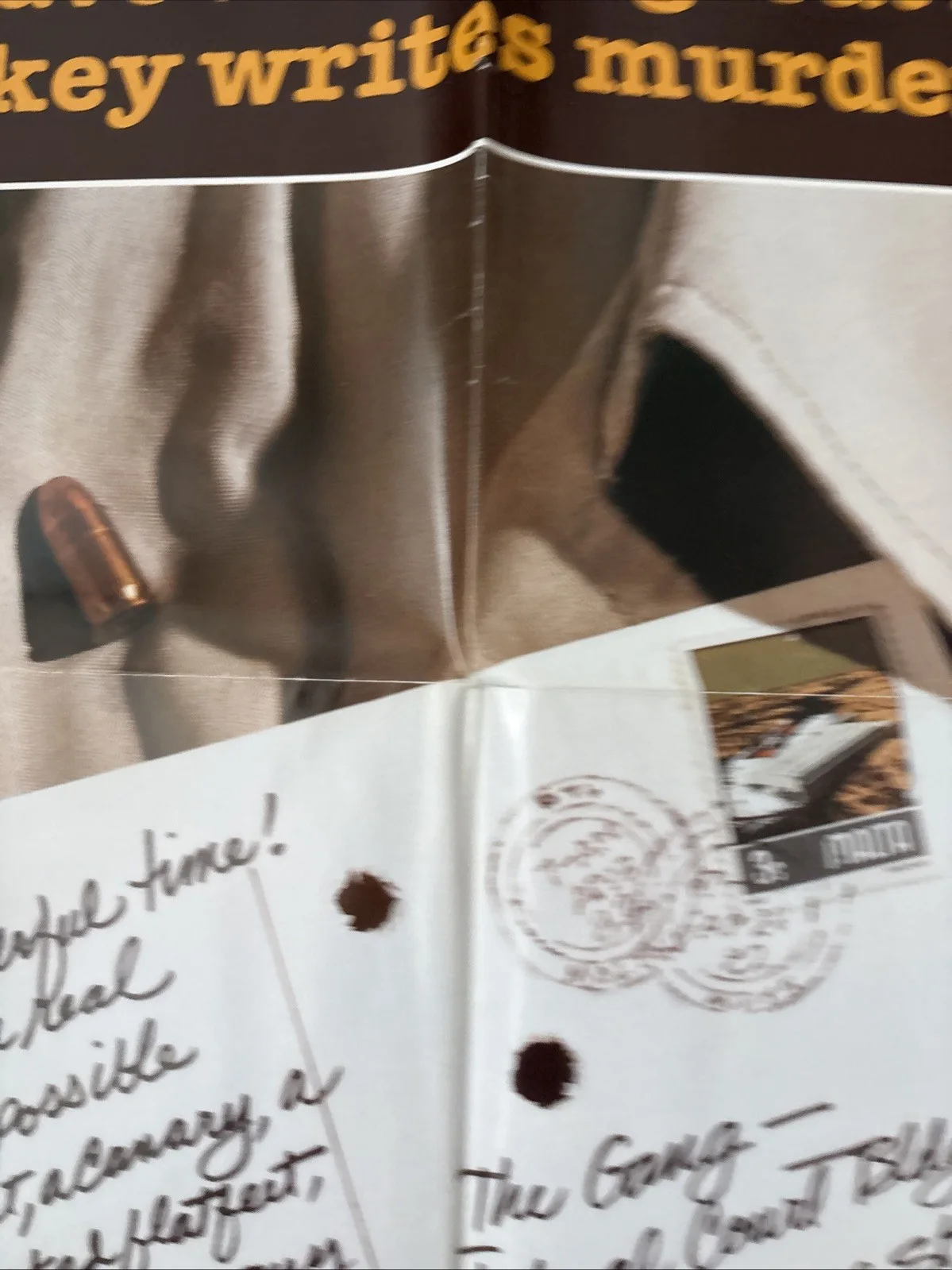 Trenchcoat (1983) Original US One Sheet Movie Poster, изображение 5