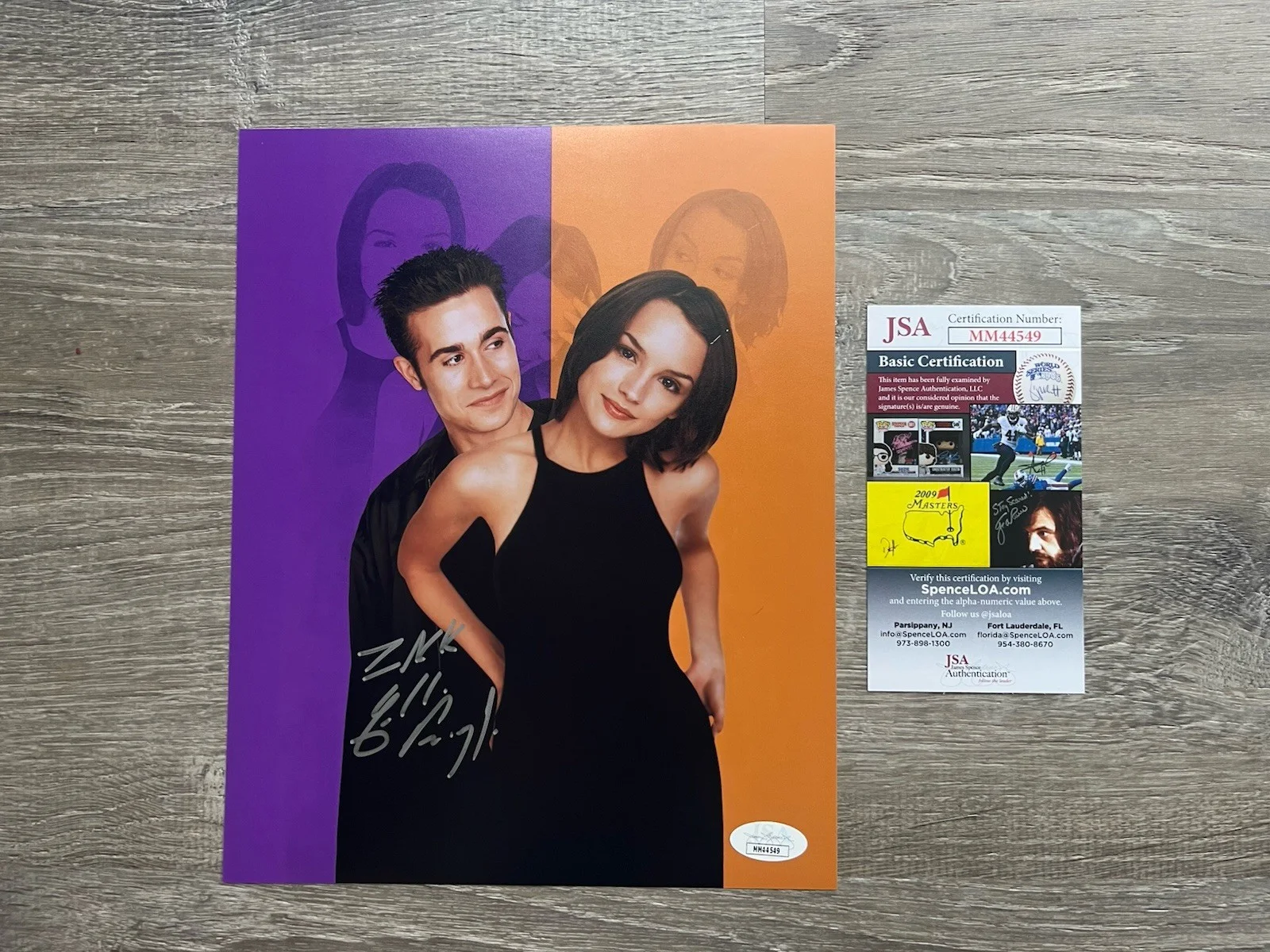 Freddie Prinze Jr — Freddie Prinze Jr Signed She’s All That 8x10 Photo JSA COA