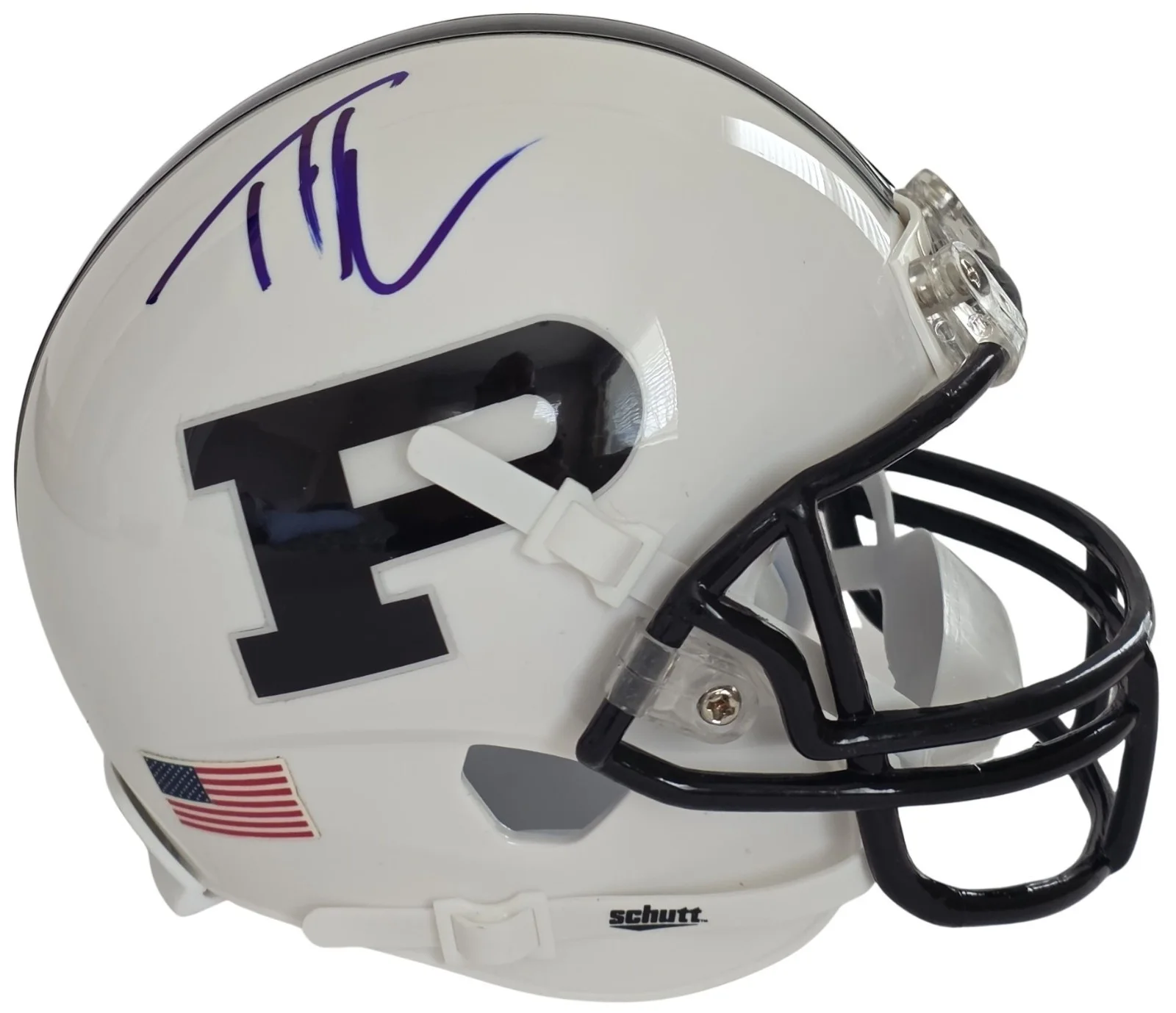 Tim McGraw — Tim McGraw Signed Permian Mini Helmet Proof COA Friday Night Lights Football, image 2