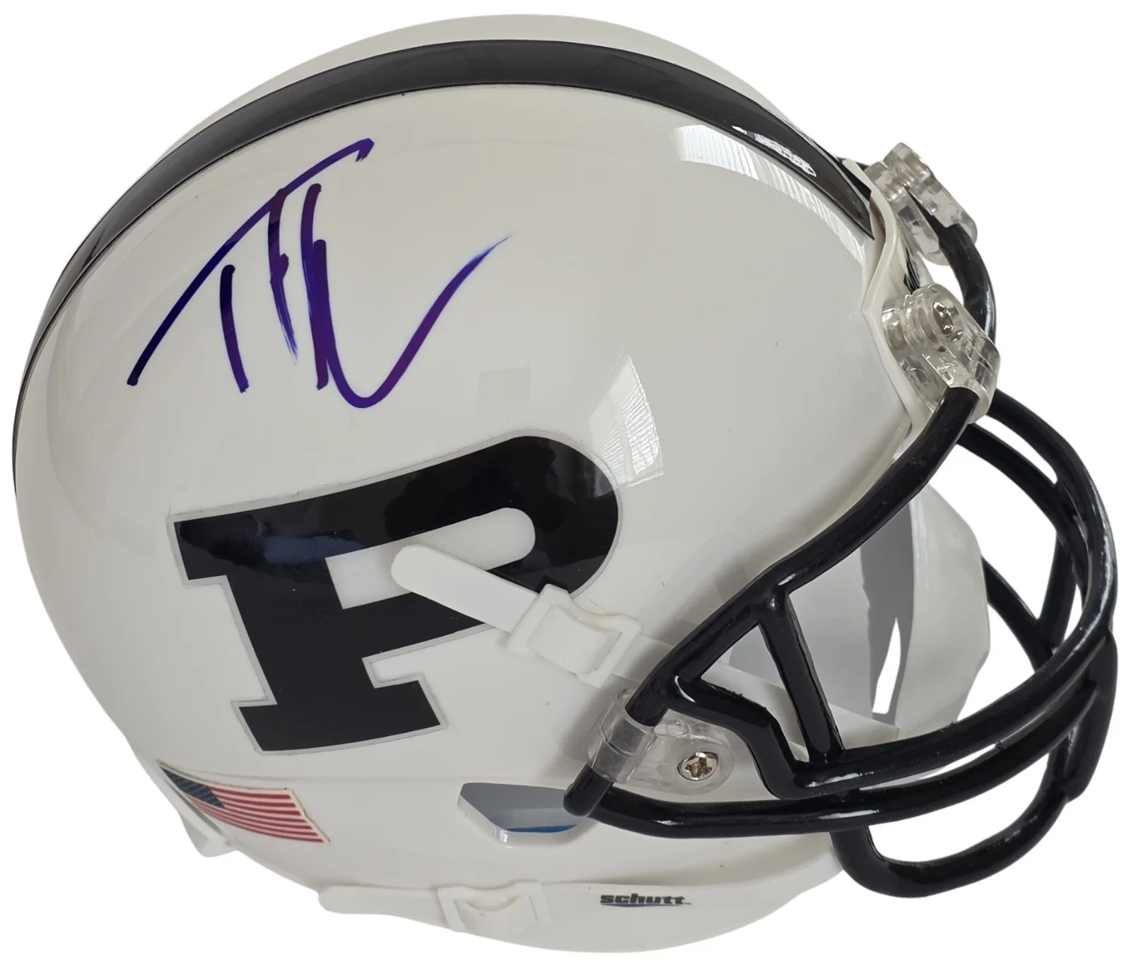 Tim McGraw — Tim McGraw Signed Permian Mini Helmet Proof COA Friday Night Lights Football, image 3