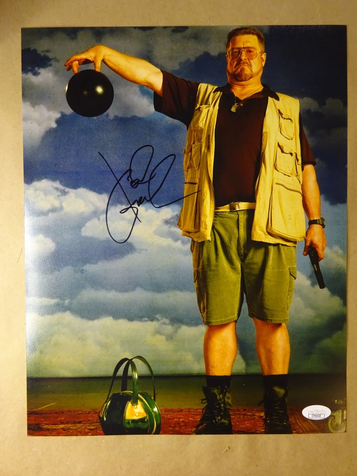 John Goodman — Signed John Goodman Autographed 11"x14" Photo The Big Lebowski JSA COA, изображение 2