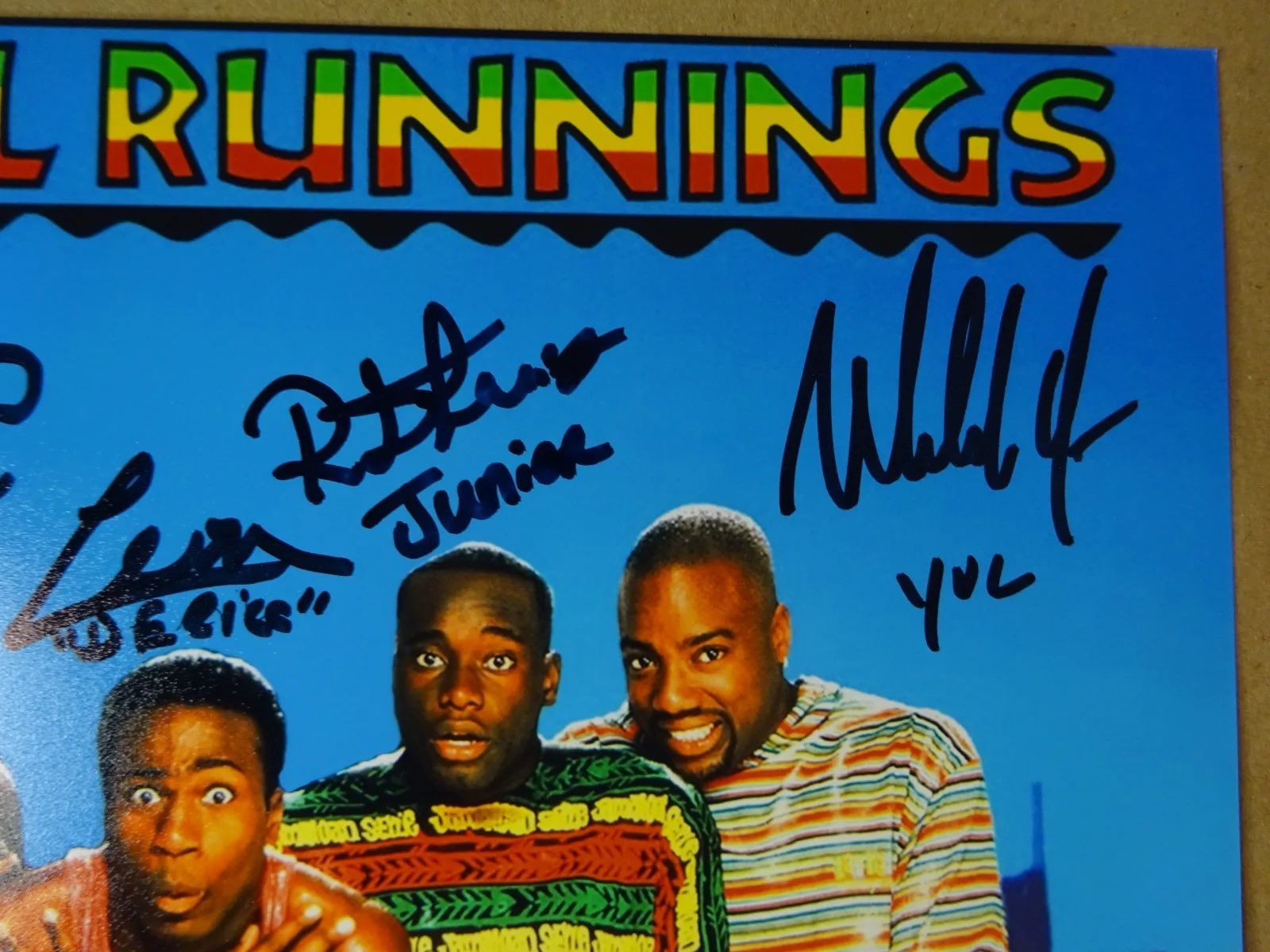 Doug E Doug, Leon, Rawlie D Lewis, Malik Yoba — Cool Runnings Autographed 8"x10" Photo Signed by 4 Beckett Witness COA, изображение 5