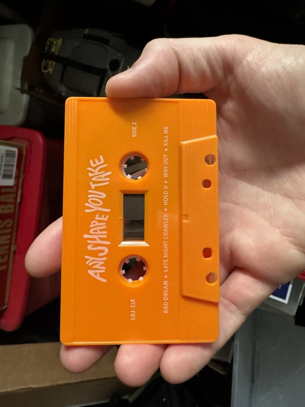 Any Shape You Take by Indigo de Souza (Cassette, 2021) - Autographed, изображение 4