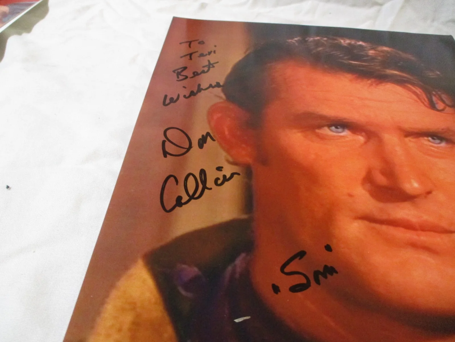 DON COLLIER AUTOGRAPHED 8X10 PROMO PHOTO, image 2