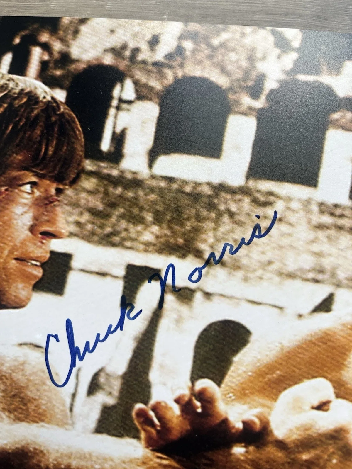 Chuck Norris — Chuck Norris Signed The Way of the Dragon 11x14 Photo JSA COA Bruce Lee Karate, изображение 4