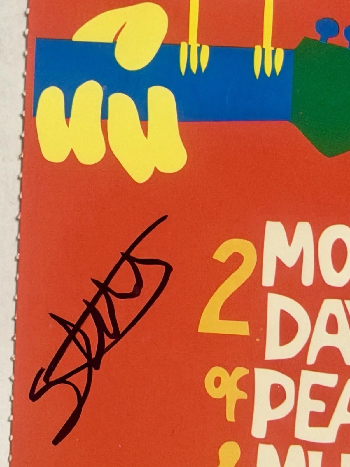 Blind Melon / Shannon Hoon Autographed Woodstock 94 Ticket. Rare! 08-13-1994, image 3