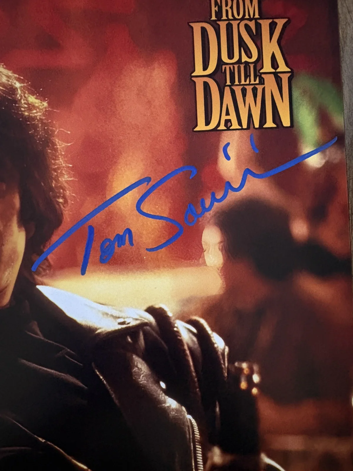 Mike Vogel — Tom Savini Signed 11x17 Poster Dusk Til Dawn Tarantino, image 3