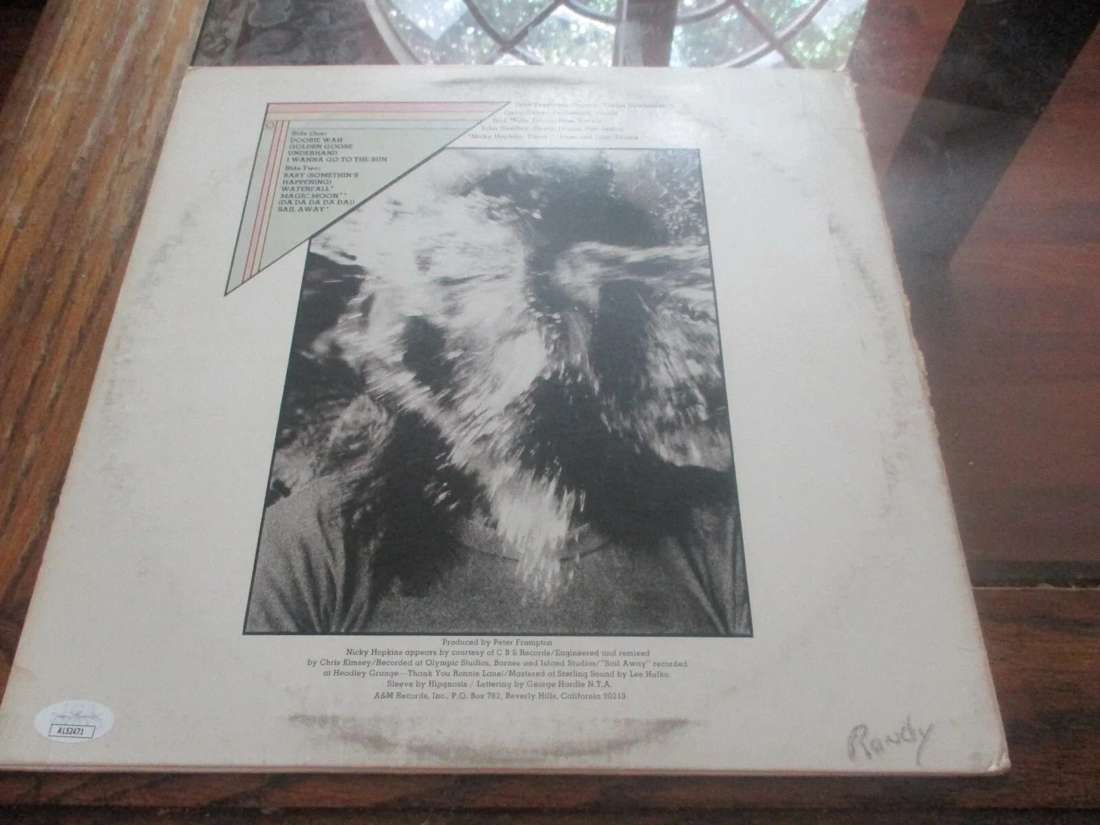 PETER FRAMPTON AUTHENTIC SIGNED/AUTOGRAPHED VINYL RECORD ALBUM-JSA CERTIFIED, image 5