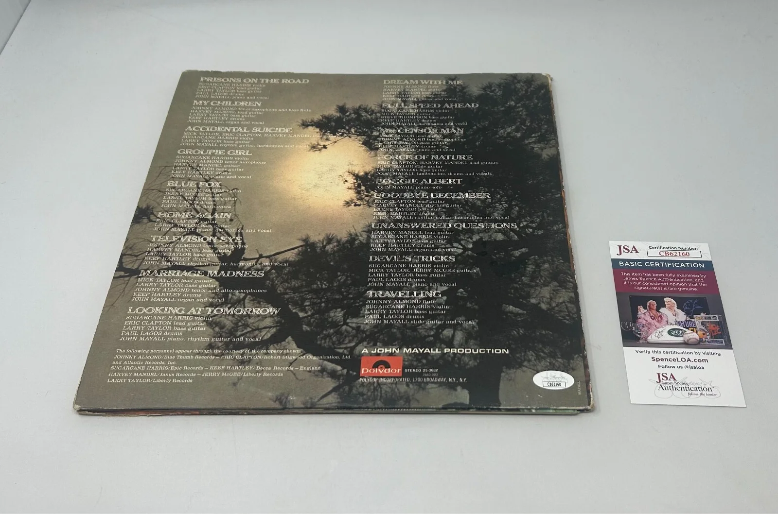 John Mayall signed Back To The Roots Album JSA COA, image 2