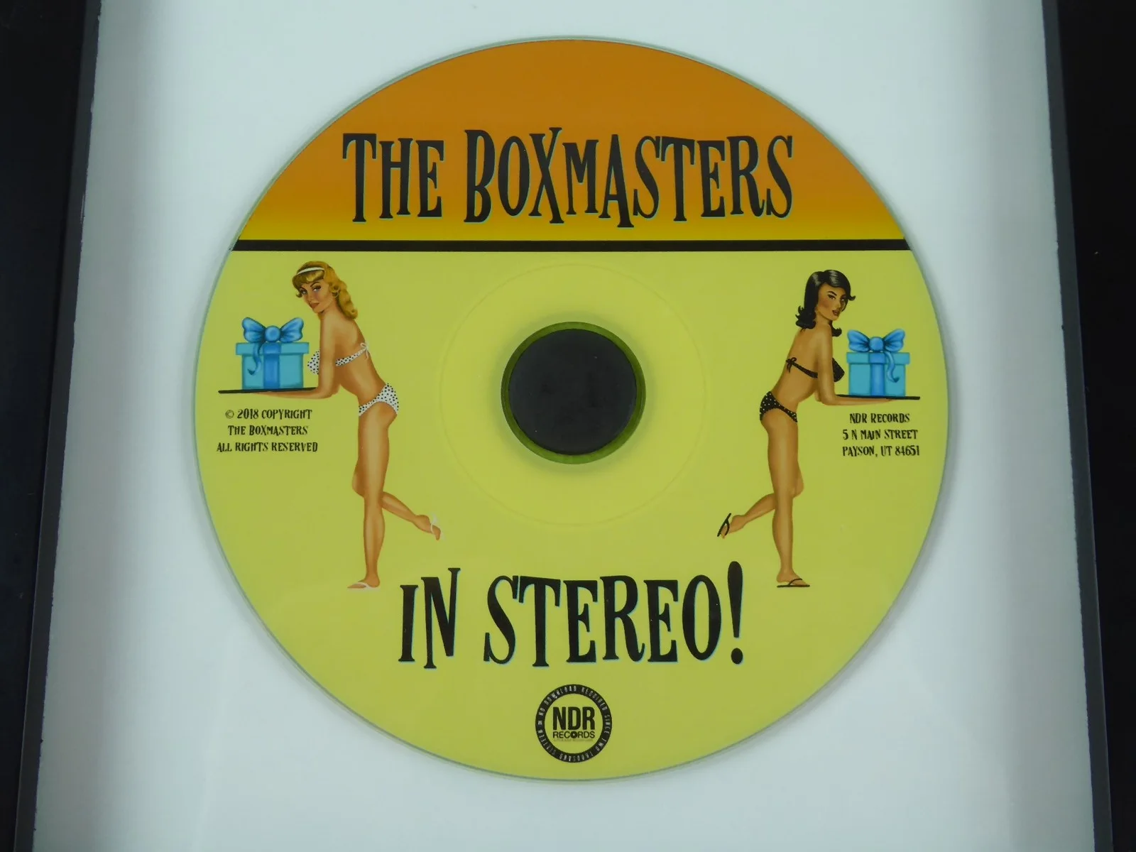 Billy Bob Thornton Boxmasters JD In Stereo Signed Framed Matted CD W/Cover, image 3