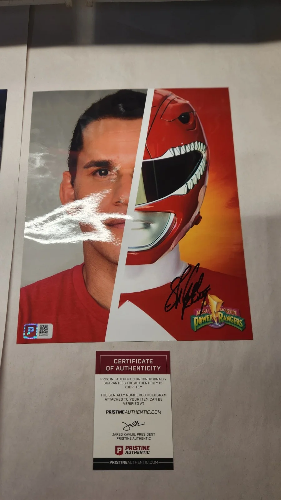 Power Rangers Autographed Pictures Of Steve Cardenas And David Fielding, изображение 2