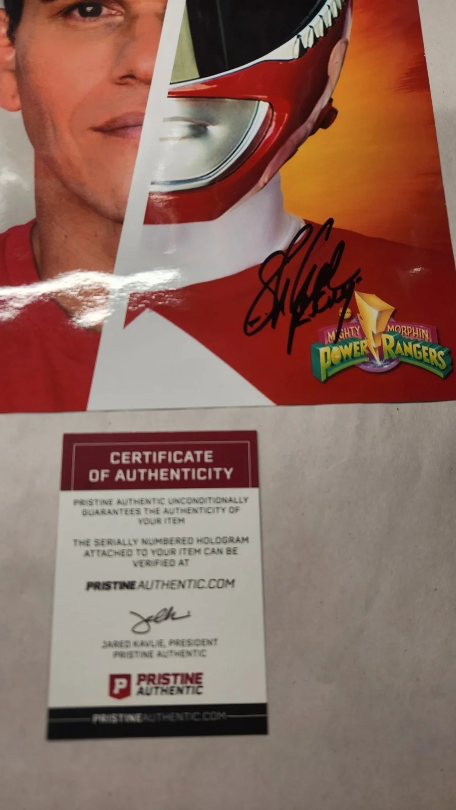 Power Rangers Autographed Pictures Of Steve Cardenas And David Fielding, изображение 3