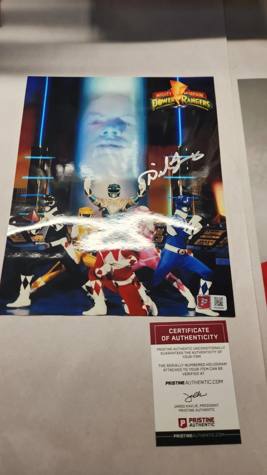 Power Rangers Autographed Pictures Of Steve Cardenas And David Fielding, изображение 4