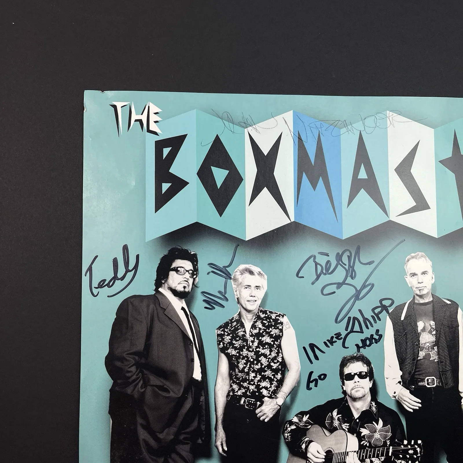 The Boxmasters American Rock Band 2007 Signed Photo Poster 13 X 17, image 2