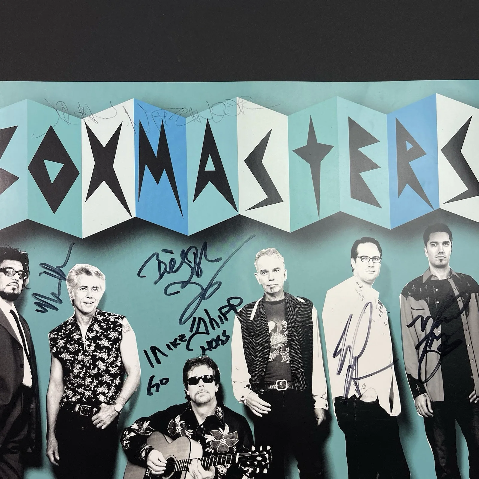The Boxmasters American Rock Band 2007 Signed Photo Poster 13 X 17, image 3