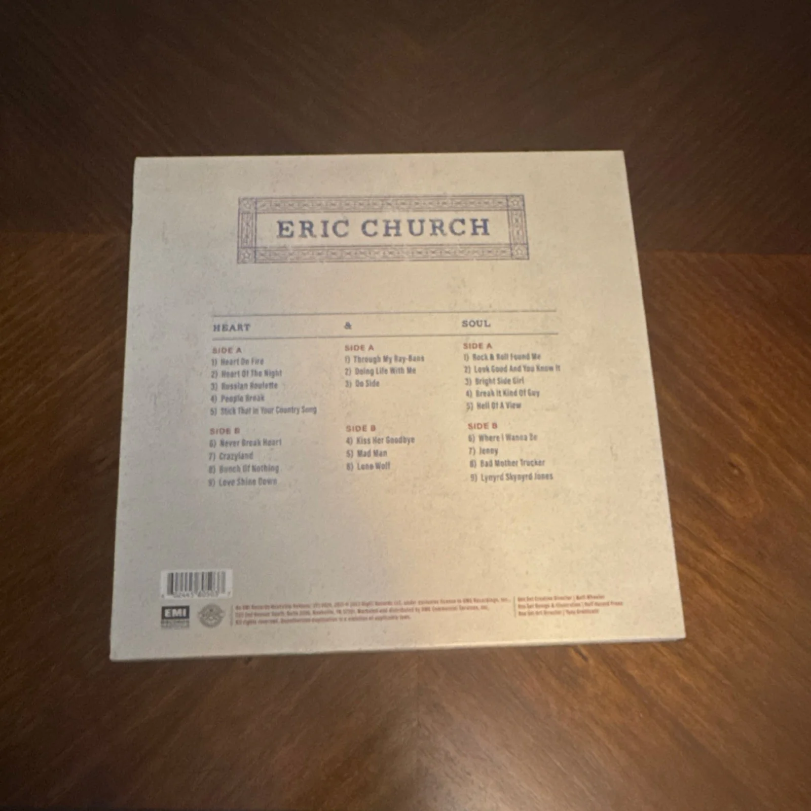 Eric Church Heart & Soul Autographed Limited Edition Boxed Set, image 2