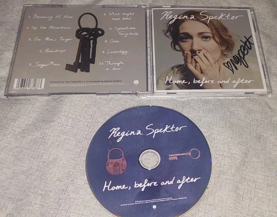 REGINA SPEKTOR Hand Signed Cd Home Before & After Autographed L@@K A Lot More FS, image 2