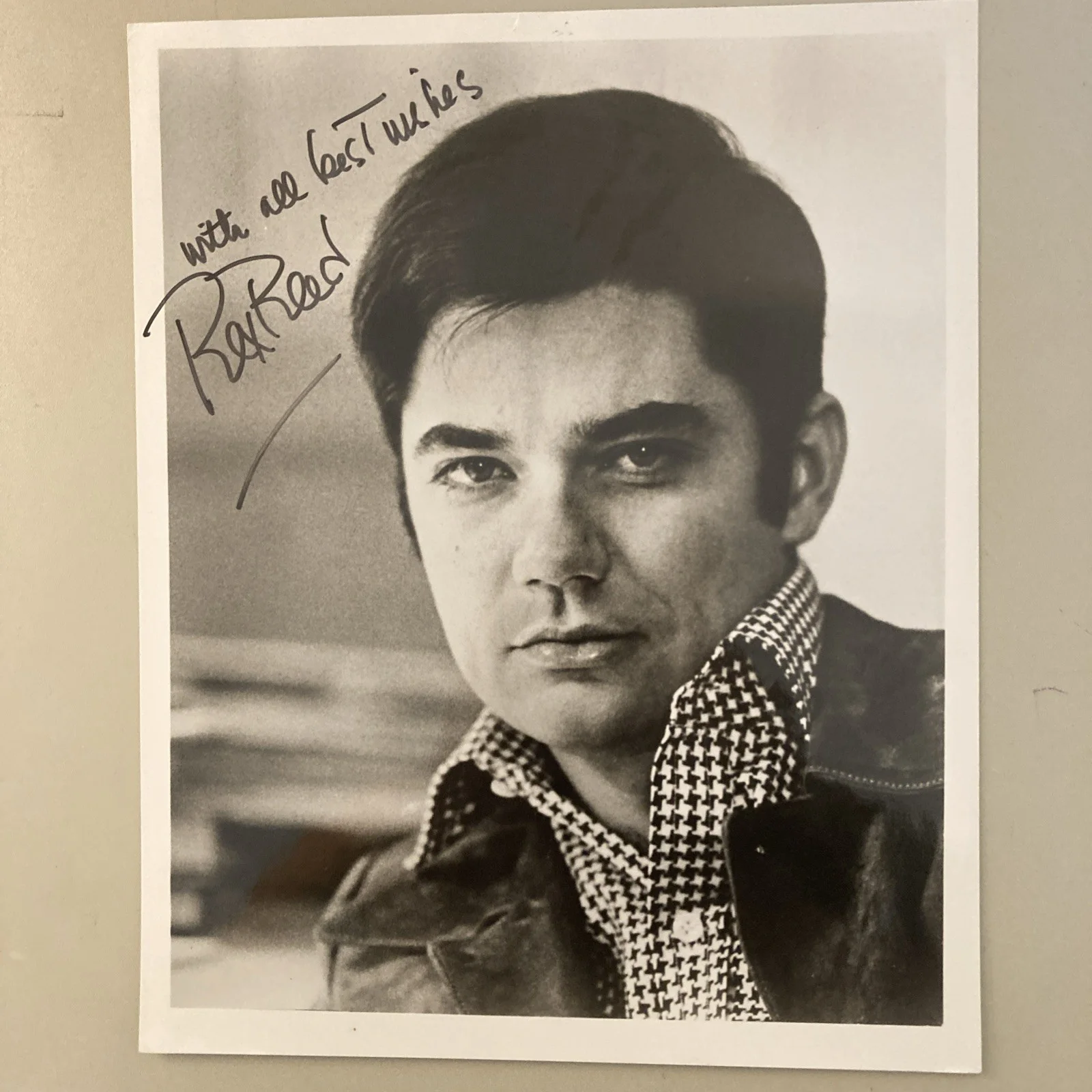 Rex Reed 1938-2026 film critic & actor 1970 Rare Young Signed 8x10 Glossy W/COA, изображение 2
